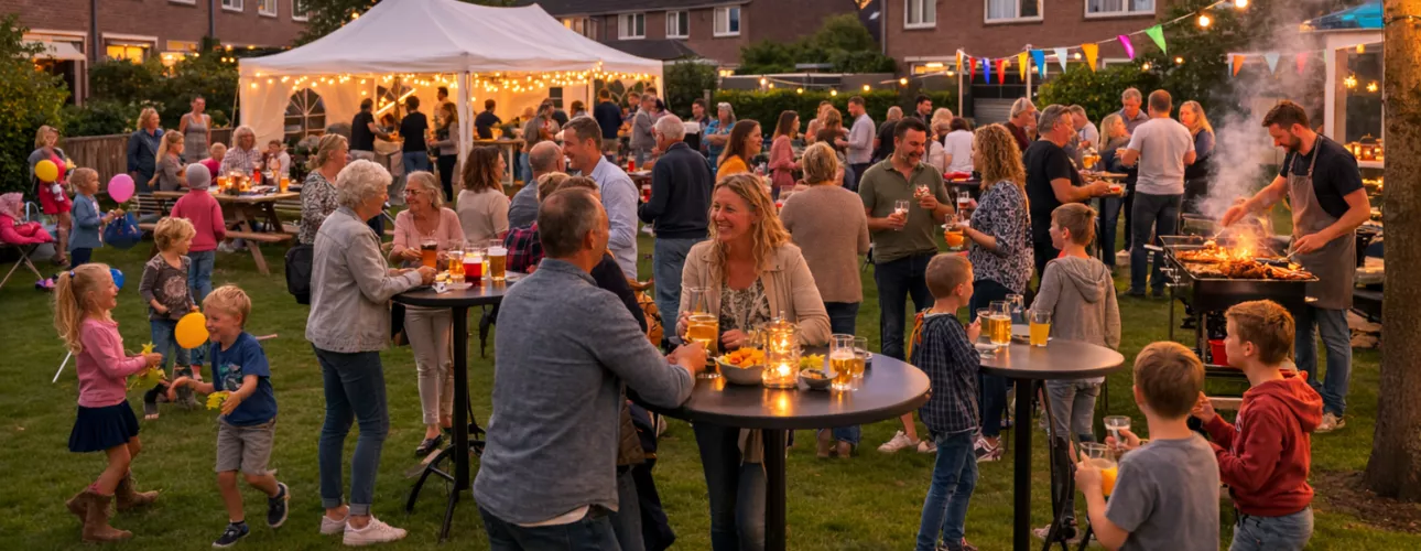 Buurtfeest organiseren met Partytentverhuur Nederweert